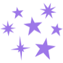 Stars Purple